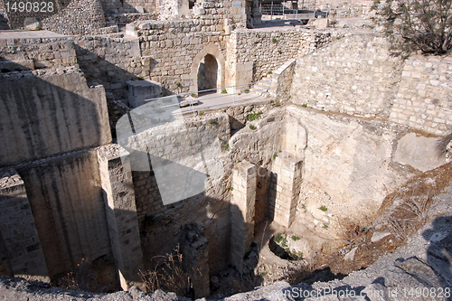 Image of Ancient ruins of pools in the Muslim Quarter of Jerusalem