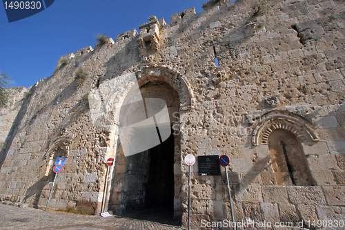 Image of Zion gate Jerusalem
