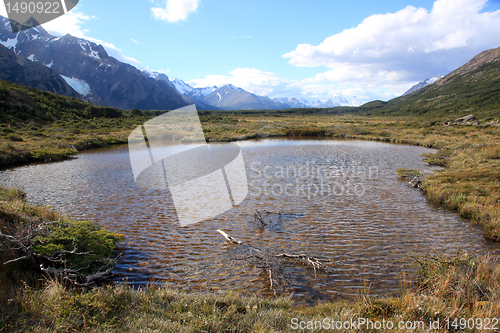 Image of Mountain and lake