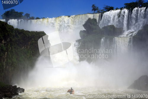 Image of Boat and falls