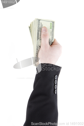 Image of Hand with dollars