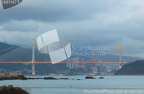 Image of Tsing Ma Bridge at day 