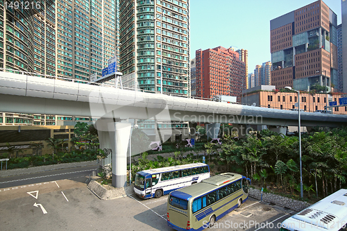 Image of traffic highway in urban area