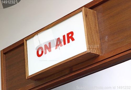 Image of Illustration of an 'On Air' sign