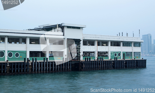 Image of Ferry Pier to remote island of Hong Kong 