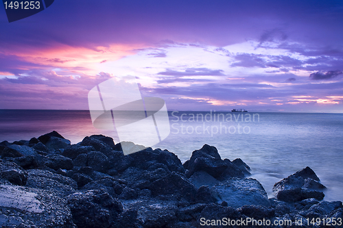 Image of sunset coast 