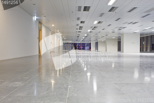 Image of modern hall in building 
