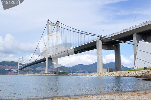 Image of Tsing Ma Bridge at day 