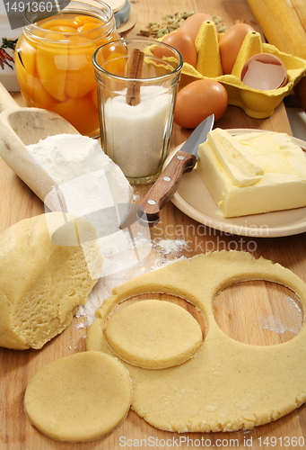 Image of Dough for the Easter cookies.