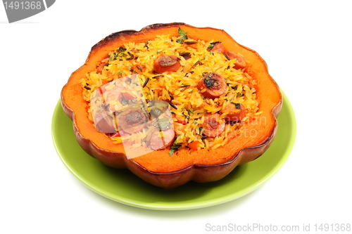 Image of Roast in a pumpkin.