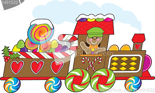 Image of Gingerbread Train