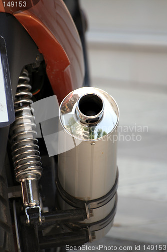 Image of Motorbike exhaust