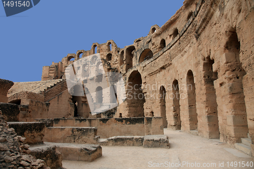 Image of The amphitheater in El-Jem, Tunisia