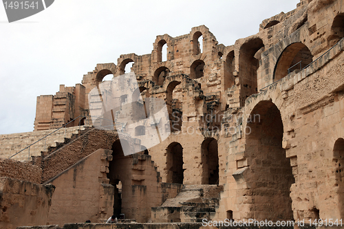 Image of The amphitheater in El-Jem, Tunisia