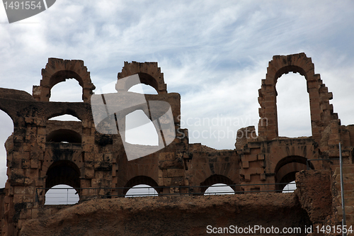 Image of The amphitheater in El-Jem, Tunisia