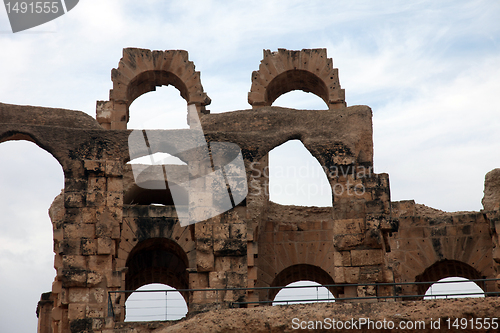 Image of The amphitheater in El-Jem, Tunisia