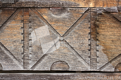 Image of Carved wall
