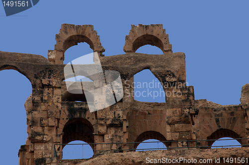 Image of The amphitheater in El-Jem, Tunisia