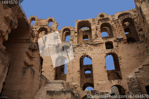 Image of The amphitheater in El-Jem, Tunisia