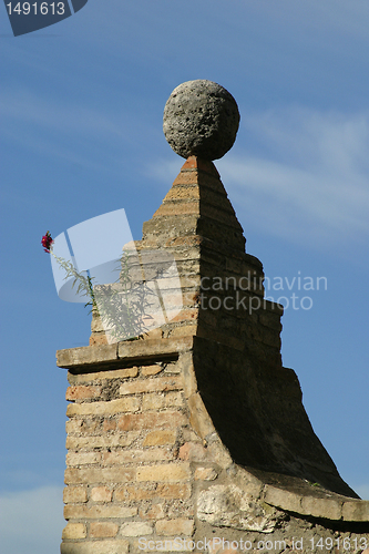 Image of Flower on the church