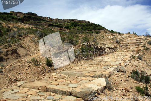 Image of Staircase and ruins