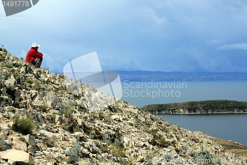 Image of Man on the slope