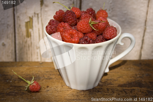 Image of Red raspberries I