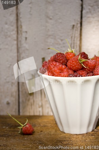 Image of Red raspberries II