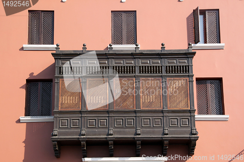 Image of Wooden balcony