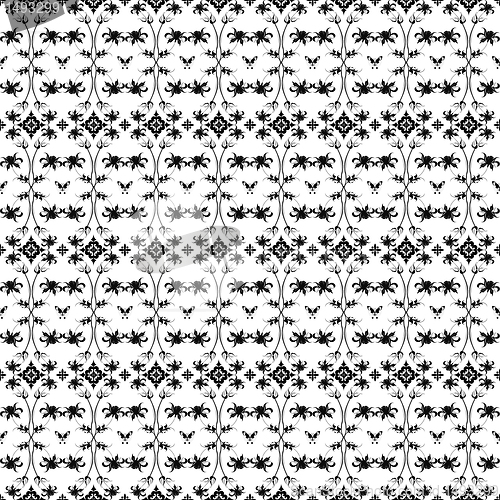 Image of Seamless floral pattern