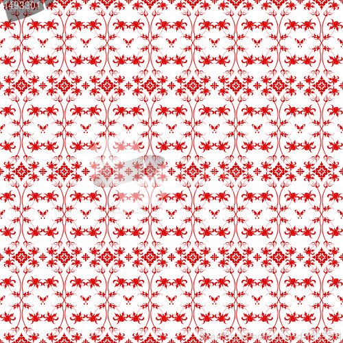 Image of Seamless floral pattern