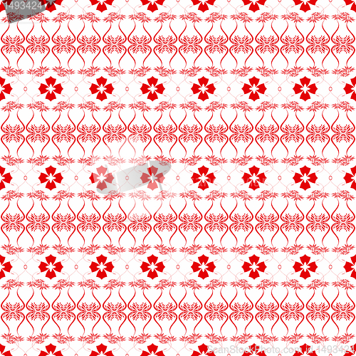 Image of Seamless floral pattern