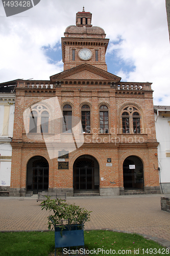 Image of Red brick tower