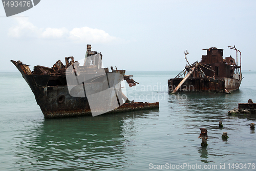 Image of Rusty ships