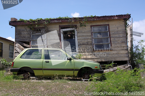 Image of Car and house