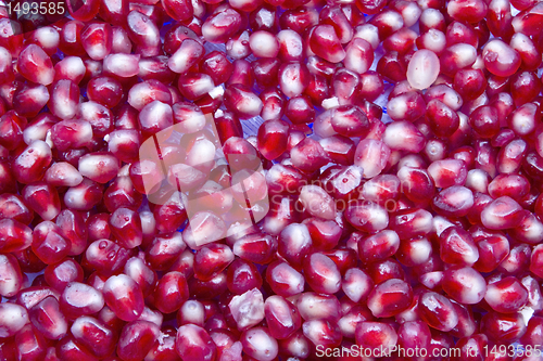 Image of pomegranate seeds background