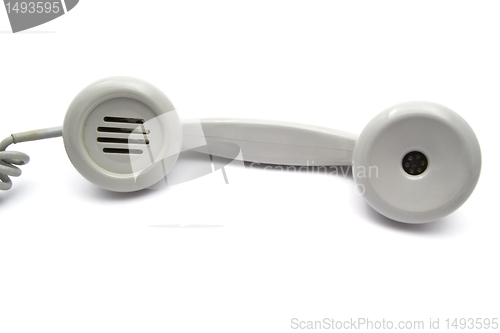 Image of Old gray telephone 