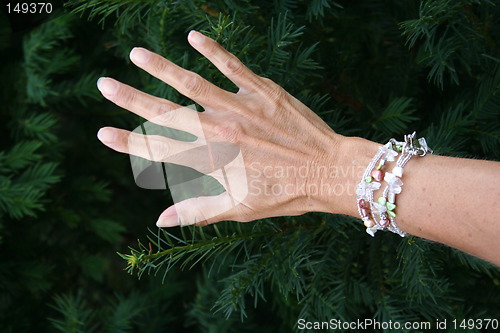 Image of Hand and bracelet