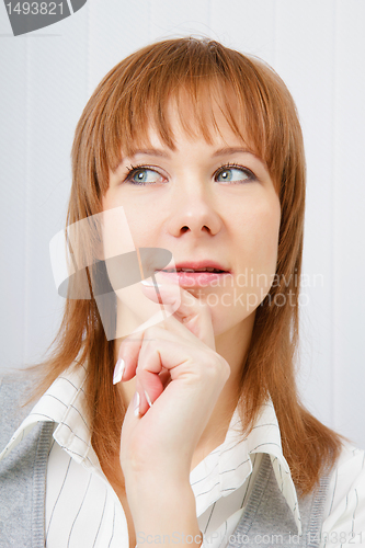 Image of Portrait of young business woman