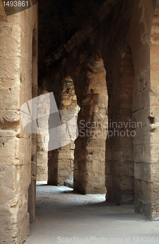 Image of The amphitheater in El-Jem, Tunisia