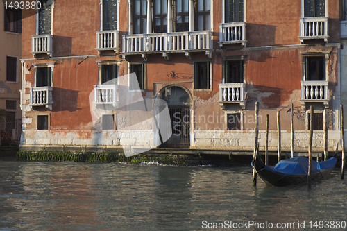 Image of Red facade of Venice