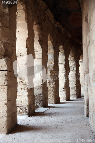 Image of The amphitheater in El-Jem, Tunisia