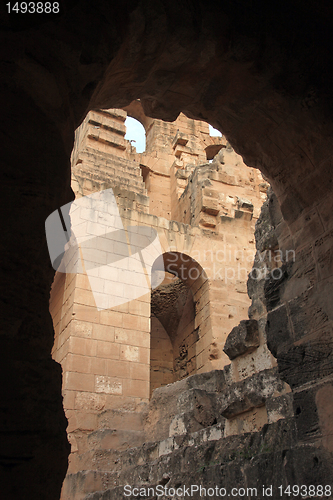 Image of The amphitheater in El-Jem, Tunisia