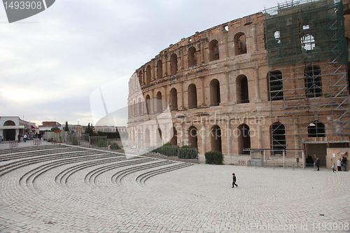 Image of The amphitheater in El-Jem, Tunisia