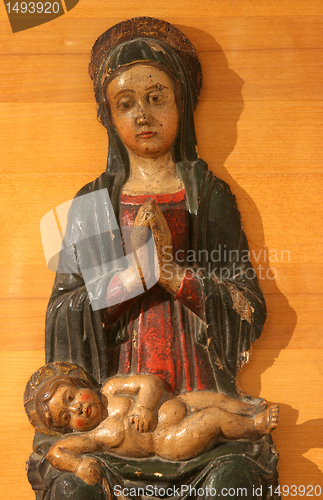 Image of Blessed Virgin Mary with baby Jesus