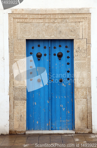 Image of An oriental entrance in Tunisia