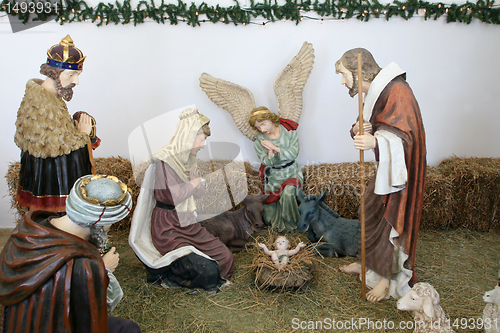 Image of Nativity Scene in the Bethlehem Peace Center