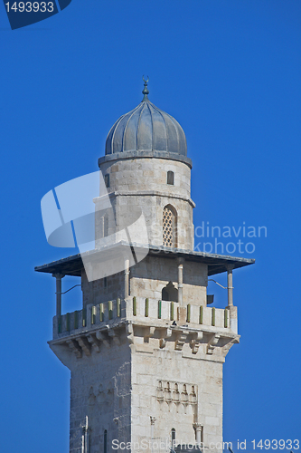 Image of Minaret in the Old City of Jerusalem