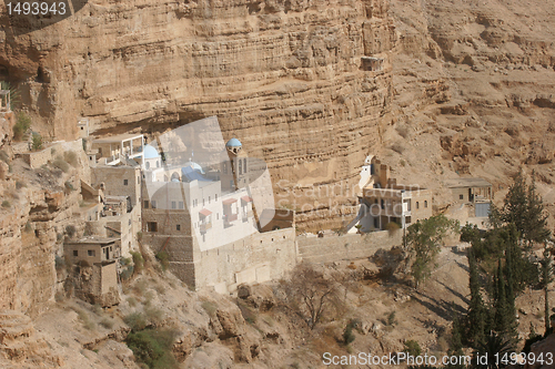 Image of Saint George monastery in Judea desert