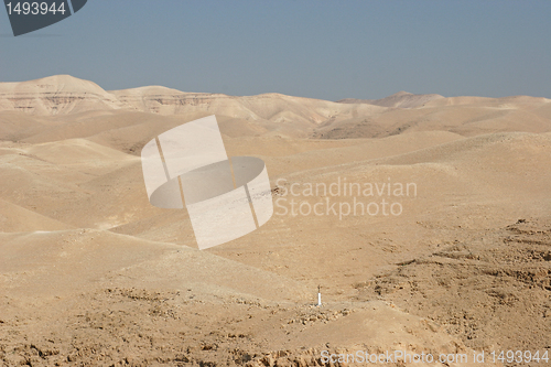 Image of View on Cross, Judea desert, Israel